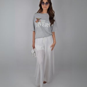 Pantolon Etek -Beyaz