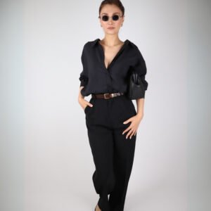 Tensel Gömlek - Siyah