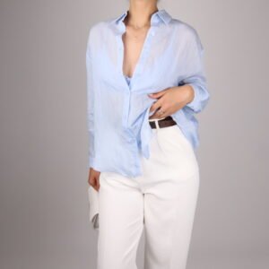 Transparan Gömlek - Mavi